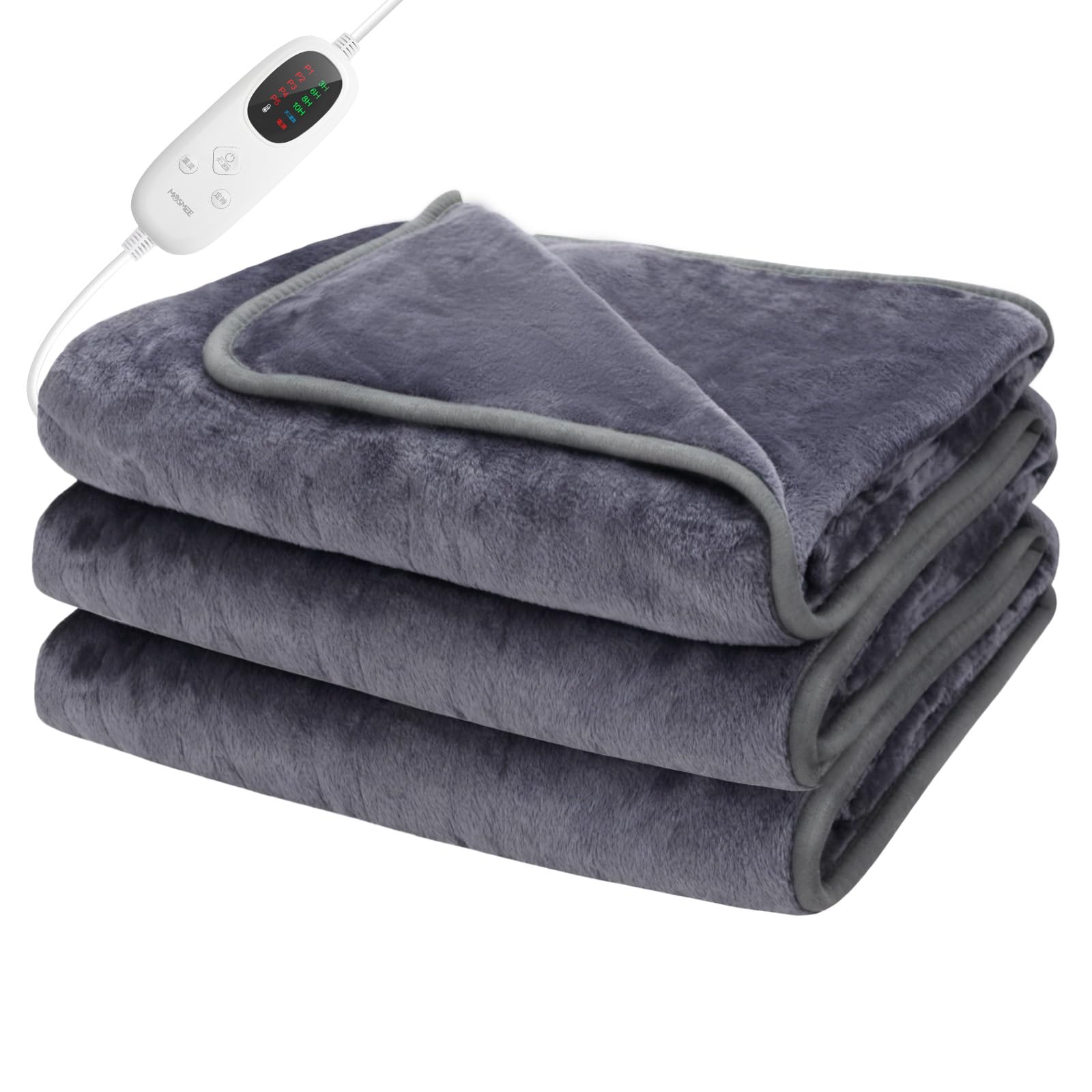 Amazon.co.jp : MOSMEE 電気毛布 掛け敷き 電気掛敷毛布 掛け 敷き